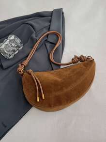 Spring New Lightweight Personalized Dumplings Design Large Capacity Women Shoulder Bag, Crossbody Bag, Asymmetric Shape
