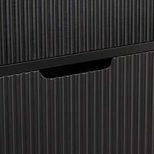 Shoe Rack With 2 Flaps, Narrow Shoe Cabinet, Shoe Rack With 2 Shelves, Shoe Chest Of Drawers, Shoe Storage, Black, W X H X D Approx. 50 X 90 X 19 Cm FSR177-SCH - Black - View 7