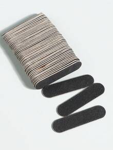 15/30/50/100/200 件迷你指甲锉套装，1.97 英寸双面黑色指甲锉，适用于天然指甲和亚克力指甲，一次性指甲锉套装，适用于美甲、足疗、旅行美甲沙龙等。 - 黑色 - 查看 3