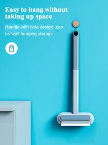 1 pieza Conjunto multifuncional de cepillo para mascotas y guante quitapelos electroestático, diseño de eliminación de fieltro bidireccional, lavable para una limpieza fácil, apto para eliminar el pelo de gatos y perros, limpiar alfombras, camas, ropa, árboles para gatos, grietas de sillas y vidrio, artículos de limpieza para mascotas, necesidades para perros y gatos, cepillo para gatos y perros