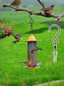 Stainless Steel Swivel Hooks For Flower Pots Swivel Hooks For Garden Home Decoration And Handmade Use-Garden Products-Home Decoration