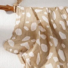 Manta de muselina estampada para envolver bebés recién nacidos, toalla de baño - Multicolor - Ver 10