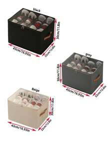 A Foldable Fabric Shoe Cabinet Can Accommodate Up To 16 Pairs Of Adjustable Partition Shoe Cabinets, With Transparent Cover Shoe Cabinets And Multifunctional Storage. It Can Store Pants, Underwear, Tops, And Daily Necessities, Making It A Must-Have For Daily Storage