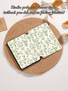 Étui de protection avec motif de fleur de marguerite minimaliste, compatible avec iPad 7/8/9/10.2", iPad 10e génération, Kindle Paperwhite 12e génération 2024, Kindle (11e génération) 2022, Galaxy Tab. Fonction de mise en veille/réveil automatique, plusieurs styles disponibles. - Multicolore - Voir 8