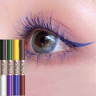 双头眼影黑色 - 防水、持久、纤长配方，适合所有肤质 - 超细纤维刷，适合长睫毛、卷睫毛和浓密睫毛