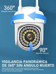 LED Bulb Wifi Security Camera HD Spotlight 360° Outdoor/Indoor+Socket White Color 1080p Night Vision Included Camera - White - View 3