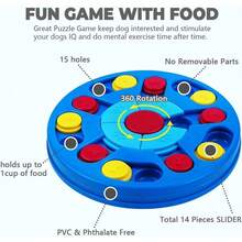 Dog Puzzle Toys Interactive Toy For Puppy IQ Stimulation &Treat Training Games Treat Dispenser For Smart Dogs, Puppy &Cats Fun Feeding (Level 1-3)… - 1 - Xem 2