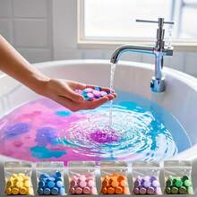 90pcs/180pcs Super Mini 3g/0.11oz Scented Bath Bombs, Rose, Eucalyptus, Mint, Sweet Orange, Lemon, Lavender 6 Assorted Fragrances, Small Packaging, Ideal For Travel. Great Gift For Christmas, Halloween, Mother's Day, Father's Day, Valentine's Day