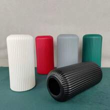 1/2/3pcs Plastic Roman Column Vase, Lightweight Luxury Vase, Suitable For Home Decor, Restaurant Decoration, Wedding Decoration Room Decor Flower Vase Glass Vase