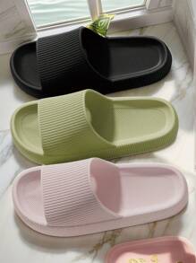 Summer New Home Slippers, [Anti-Slip Bathroom Slippers] Soft Sole Light Weight Maternity Friendly Quick-Dry Bathroom Shoes, EVA Material Silent Anti-Odor Anti-Slip Slippers For Men