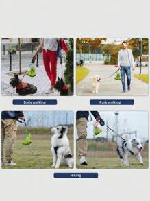 Pet Excrement Bags With Dispense And Clip, 33 * 23 CM Large Dustpans PLA Supports Up To 4 Kg, Garbage Bags For Cat And Dog Poop Waste It Comes With A Clip And A Dispenser For Easy Transport And Operation