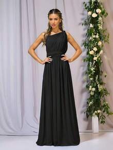 Cross Strap Backless Sexy Dress, Multiple Wear Ways, Elegant For Bridesmaids, Western Style