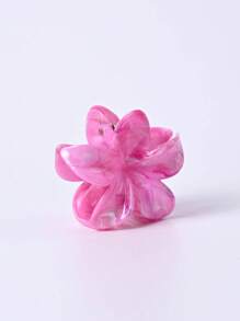 1 pièce Pince à cheveux femme avec fleur colorée marbrée, convient pour coiffure de vacances à la plage, port quotidien