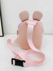 1 pieza Bolso de hombro ligero para niños, Bolsa impermeable pequeña, Bolso cruzado lindo, Bolsa de almacenamiento mini de dibujos animados, Regalo ideal de cumpleaños/vacaciones