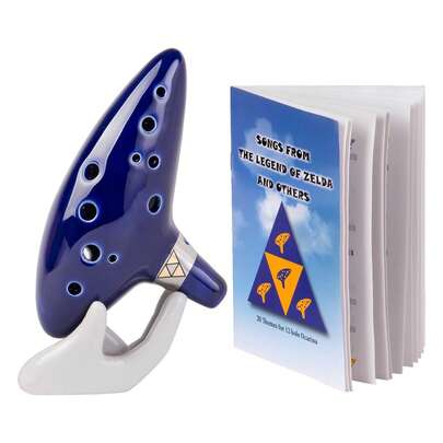 Zelda Ocarina 12 Hole Alto C With Song Book
