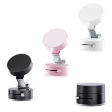 Soporte magnético de succión para teléfono, ajustable 360°, soporte para teléfono con las manos libres, compatible con iPhone y Android, para coche/gimnasio/espejo, nueva versión 2025, plegable y retráctil, soporte de teléfono magnético de doble cara, accesorio de coche, regalo para cumpleaños, familia y amigos
