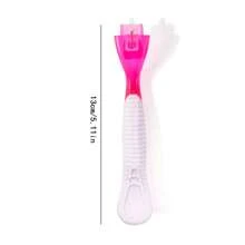 jifuli Lâmina de Barbear Manual Removível para Mulher de Maiô Bikini com Lâmina de Aço Inoxidável de 3 Camadas