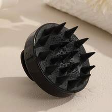 1 pièce Brosse de massage du cuir chevelu en silicone pour shampoing pour femmes aux cheveux longs, brosse de massage en silicone douce pour le shampoing, 1 pièce Masseur manuel multicolore pour le cuir chevelu à utiliser dans le bain, brosse de lavage des cheveux, brosse à cheveux/peigne à cheveux - Blanc - Voir 15