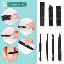 Luxury Manicure And Pedicure Set – Extra Sharp Stainless Steel Nail Clippers, Scissors, Files & Grooming Tools In Stylish Black & Red Case – Professional Nail Care Kit For Men & Women, Travel-Friendly, Perfect Gift For Husband, Boyfriend, Parents, And Valentine's Day