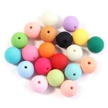 20-100 unidades/pacote de contas redondas pintadas de acrílico, sortimento de cores aleatórias, vários tamanhos, cores doces fofas e casuais da moda para fazer joias faça você mesmo, colar, pulseira, chaveiro, decoração de telefone, atacado