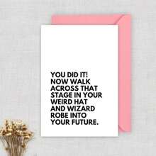1PC Graduation Card, College Graduates, Inspiring Cards, Graduation Cards And Envelopes, High Quality Paper Products, Graduation Gifts