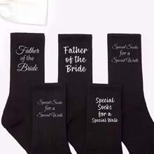 1 Paar schwarze Socken, Hochzeitsgeschenke, Hochzeitsdekoration, Vatertags-Dekorationen und -Geschenke