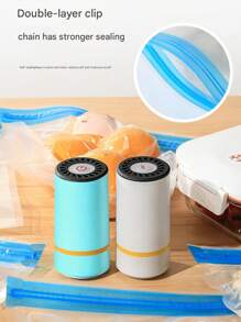 1 Stück tragbare elektrische Vakuumversiegelungsmaschine, effiziente Vakuumkonservierung, Einknopf-Frischversiegelung, Eröffnung einer Ära der langanhaltenden Lebensmittelkonservierung, hochwertiges Küchenhelfer-Geschenk