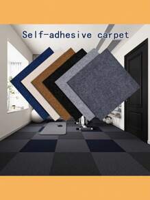 5-Piece Self-Adhesive Square Carpet, Warm And Atmospheric Patchwork Mat, Warm Bedside Carpet, Soft And Anti-Fall, Easy To Install, Home Decoration, 11.8x11.8 Inch Crawling Mat, Thick Plush Patchwork Mat, Shock-Absorbing And Sound-Proof Pet Rest Mat, Living Room Decoration, Carpet DIY Square Patchwork Mat, Removable Seams, Arbitrary Cutting, No Deformation, Washable, Colorful, Suitable For Home, Living Room, Pet House, Bedroom And Bedside. Rug Bedroom Decor Rugs