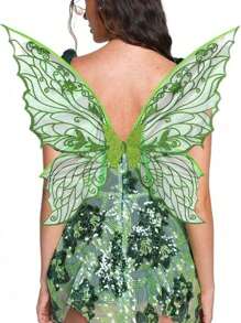 1pc Wings - Cute Polyester Fiber Clothing Accessories, Suitable For Women, Perfect For Role-Playing And Themed Parties, Non-Woven Fabric, No Electricity Required, Role-Playing Clothing Accessories Playful Desig Halloween
