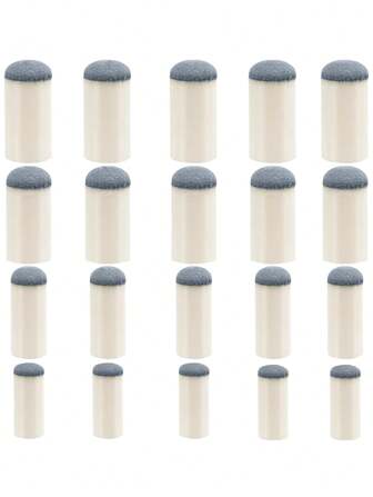 5pcs Slide-In Billiard Cue Tip, Billiard Queue Cue Tip Replacement Kit, Billiard Cue Cue Tip Repair Kit Billiard Table Accessories