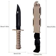 1pc M9 Toy - Military Training Knife - Film & TV Prop - Cosplay Prop - Live Action CS Cosplay Prop Toy - Birthday Gift - Christmas Gift - Halloween Gift - Perfect Gift - Souvenir - Toy