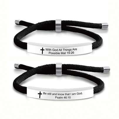 suteyi Bible Quote Bracelet Bible Verse Bracelet Personalized Baptism Bracelet Bible Bracelet Gift For Her Gift For Him Bible Lazarus