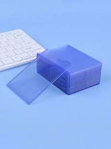 100pcs/Pack Transparent Card Sleeves For Game Cards, Sports Cards, Soft Membrane Cards, Trading Cards,Card Sleeves,Trading Cards,Card Games