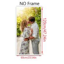 1 Foto personalizada en lienzo con marco de fotos DIY o póster sin marco, regalo del Día del Padre, fotos personalizadas para seres queridos, familia, amigos y mascotas, perros, gatos, decoración del hogar de gran tamaño adecuada para colocar en salas de estar, dormitorios, oficinas, salones de té, restaurantes, escuelas, baños, impresión de pósteres personalizados, pinturas colgantes personalizadas, pinturas de decoración de pared personalizadas, impresión gráfica