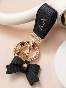1 pieza Llavero personalizado con lazo exquisito con diseño de libro de dibujos animados - Accesorio de estilo creativo con cuerda de mano y anillo de bloqueo, un regalo perfecto de idea para mujer - Multicolor - Ver 2