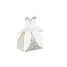 10pcsElegant Birthday And Wedding Gift Box With Ribbon - Perfect For Bride And Groom, Party Decoration And Gift Wrapping - Multicolor - View 11