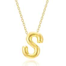 Fashionable Gold Copper A-Z 26 Letter Hanging Necklace, Charming Women's Jewelry