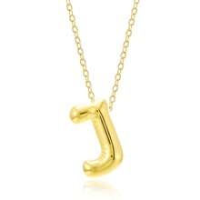 Fashionable Gold Copper A-Z 26 Letter Hanging Necklace, Charming Women's Jewelry