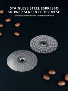 Stainless Steel Precision Shower Screen Espresso Compatible With BES900 920 980 990 Coffee Machines Assembly - Silver - View 3