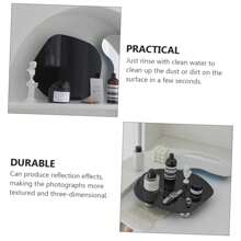 1 Stück minimalistisches asymmetrisch geformtes dekoratives Acrylspiegel-Tablett, stilvolle Inneneinrichtung im Skandinavischen Stil, Fotografie Requisite