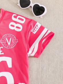 Conjunto de shorts deportivos para niñas - Informal y cómodo para usar en actividades