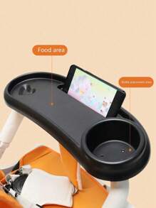 1 pièce Plateau de poussette pour bébé, plateau de repas amovible pour poussette, accessoires de poussette