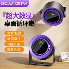 WOOSENHWO New Rechargeable Circulation Fan, 6-Speed Adjustable Quiet Desktop/Wall-Mount Electric Fan For Home/Kitchen