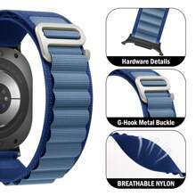 Alpine Loop Band Compatible With Samsung Galaxy Watch Ultra 47mm (2024), Sport Nylon Wristband Replacement Adjustable Strap Compatible For Galaxy Ultra Watch For Women Man