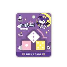 3pcs/Set Kukumi Dice Shaped Erasers, Funny Stationery, School Office Party Game Souvenirs, Student Prize Treasure Box, Back To School Gifts, Gambling Game Rewards, Clean & Smudge-Free Correction Tool For Exams, Drawing, Writing