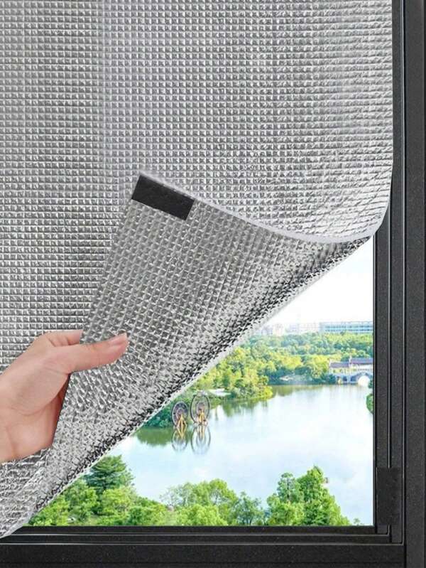 Heat Insulation Film, Double-Sided Aluminum Foil EPE Foam, Sunshade And Heat Insulation Film For Window, Sunroom Roof, Indoor Curtains Curtains For Living Room Kitchen Room Decor Home Decor Living Room Curtain Kitchen Decor Living Room Decor Room Decor Curtains Bedroom