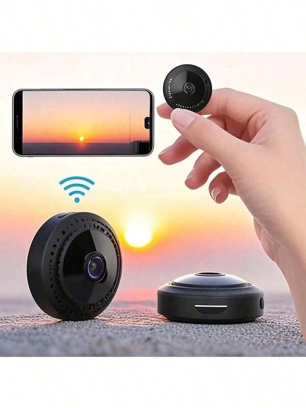 1 Stück Mini-Kamera mit HD-Qualität, Meister der verdeckten Überwachung. Sie bietet intelligente HD-Nachtsicht, starke magnetische Adsorption, lange Standby-Funktion als verdeckte Kamera und Bewegungserkennung. Ideal als Sicherheitskamera für Heim- und Büroschutz.