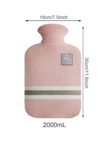 Hot Water Bottle With Cover, Hot Water Bag For Warming Bed,Menstrual Cramps,Hot And Cold Compress,Hand Feet Warmer, And Rubber, Ideal For Winter,Women Valentine Gift Birthday Boyfriend Girlfriend
