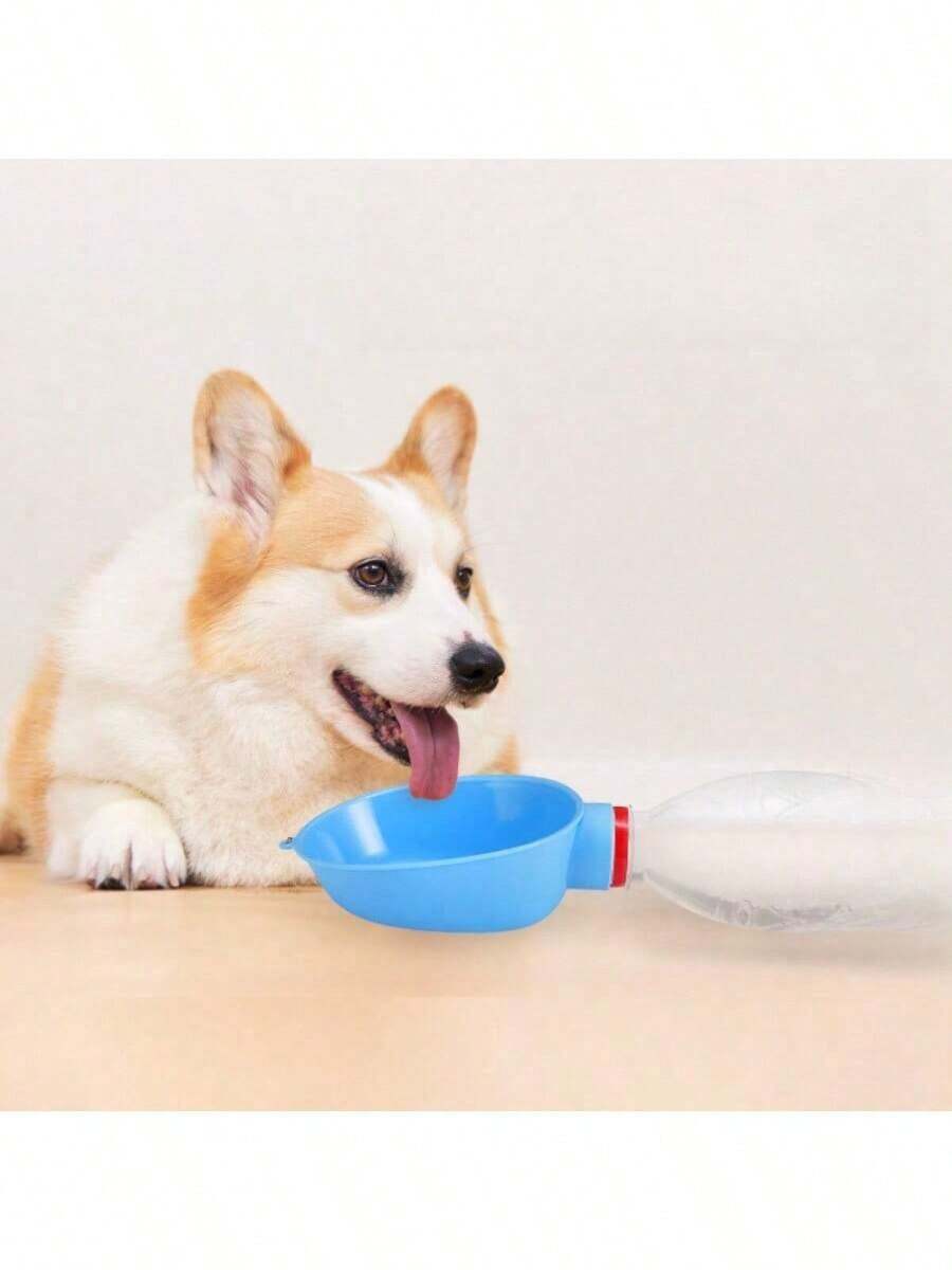 Bottiglia d'acqua portatile per animali domestici, ciotola da viaggio per cani e gatti per bere all'aperto