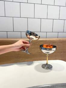 Luxury Stainless Steel Ice Cream Cups - Elegant TallFooted Dessert Bowls, 304 Stainless Steel, Perfect For Home, Bar, KTV, Restaurant Use - Chic Tableware Accessories, Ice Cream Party Decorations